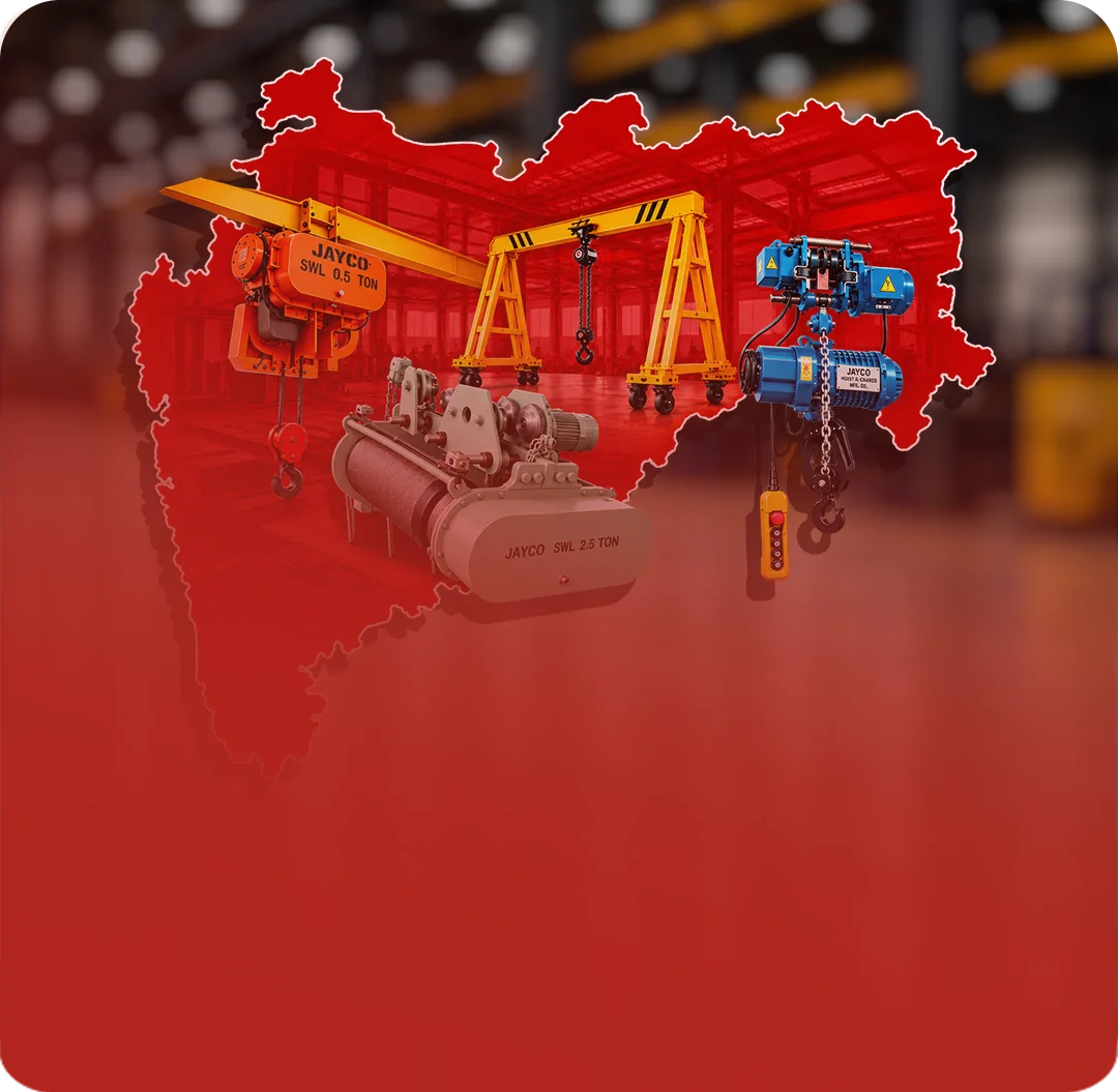 Industrial lifting and material handling equipment across Maharashtra