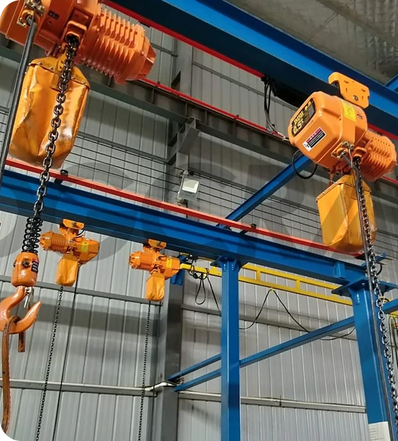 Electric hoist installation